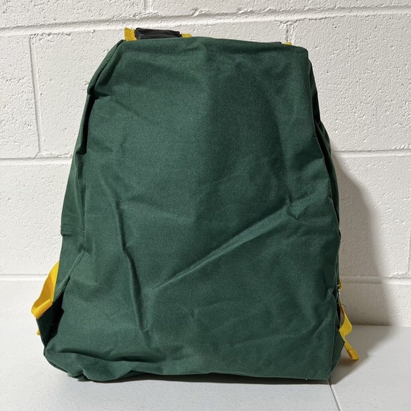 Oakland Athletics A’s MLB Backpack Promotional Stripes Bag Green Yellow White - Picture 4 of 13